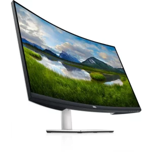 MONITOR Dell 31.5 inch, home | office, VA, 4K UHD (3840 x 2160), Wide | curbat, 300 cd/mp, 4 ms, HDMI | DisplayPort, &quot;S3221QS&quot; (timbru verde 7 lei)