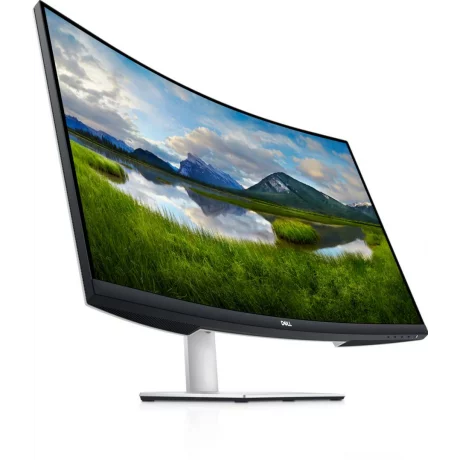 MONITOR Dell 31.5 inch, home | office, VA, 4K UHD (3840 x 2160), Wide | curbat, 300 cd/mp, 4 ms, HDMI | DisplayPort, &quot;S3221QS&quot; (timbru verde 7 lei)
