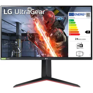 MONITOR LG 27 inch, Gaming, IPS, Full HD (1920 x 1080), Wide, 350 cd/mp, 1 ms, HDMI | DisplayPort, &quot;27GN650-B&quot; (timbru verde 7 lei)