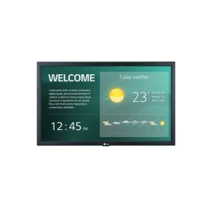 MONITOR LG - signage 22 inch, home | office, IPS, Full HD (1920 x 1080), Wide, 250 cd/mp, 14 ms, HDMI, &quot;22SM3G&quot; (timbru verde 15 lei)