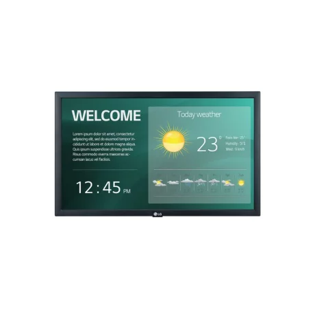 MONITOR LG - signage 22 inch, home | office, IPS, Full HD (1920 x 1080), Wide, 250 cd/mp, 14 ms, HDMI, &quot;22SM3G&quot; (timbru verde 15 lei)