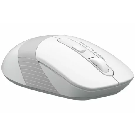 MOUSE A4tech, gaming, wireless, 2.4GHz, optic, 2000 dpi, butoane/scroll 4/1, buton selectare viteza,  alb/ gri, &quot;FG10 White&quot; (timbru verde 0.18 lei)