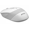 MOUSE A4tech, gaming, wireless, 2.4GHz, optic, 2000 dpi, butoane/scroll 4/1, buton selectare viteza,  alb/ gri, &quot;FG10 White&quot; (timbru verde 0.18 lei)