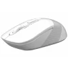 MOUSE A4tech, gaming, wireless, 2.4GHz, optic, 2000 dpi, butoane/scroll 4/1, buton selectare viteza,  alb/ gri, &quot;FG10 White&quot; (timbru verde 0.18 lei)