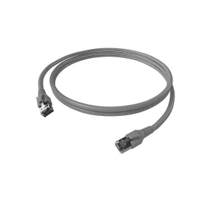 Patchcord SFTP RJ45-RJ45 Cat.6A LSOH, 1m, gri, &quot;SFTP-6A-1-G-LSOH&quot;