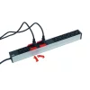 PDU BACHMANN, 1U pt. rack 19 inch, 12 prize IEC, intrare Schuko, max 16 A, cablu 2 m, negru, &quot;333.616&quot; (timbru verde 4 lei)