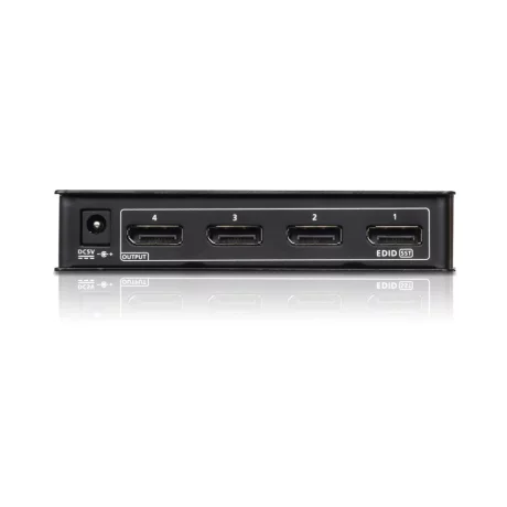 SPLITTER video ATEN, split 4 monitoare la 1 PC, conector 1: DisplayPort (M); conector 2: DisplayPort (M) x 4, &quot;VS194-AT-G&quot; (timbru verde 0.8 lei)