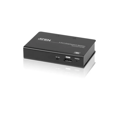 SPLITTER video ATEN, split 4 monitoare la 1 PC, conector 1: DisplayPort (M); conector 2: DisplayPort (M) x 4, &quot;VS194-AT-G&quot; (timbru verde 0.8 lei)