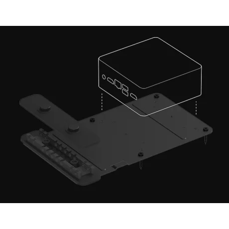 SUPORT mini PC/NUC LOGITECH, cu organizator cabluri, &quot;939-001825&quot;