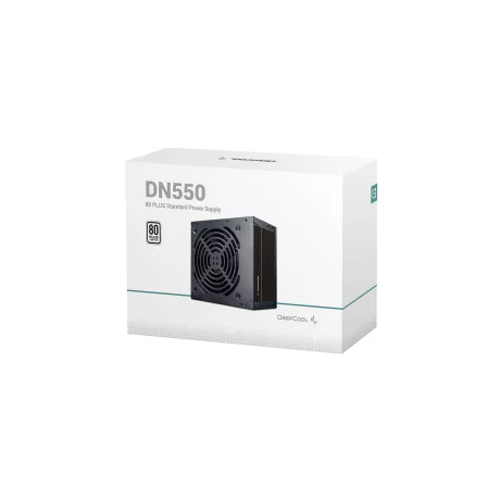 SURSA DeepCool DN550, 550W (real), 120mm silent fan,  80 PLUS &amp;amp; max 85% eficienta, 2x PCI-E (6+2), 5x S-ATA, (timbru verde 2 lei), &quot;DP-230EU-DN550&quot;