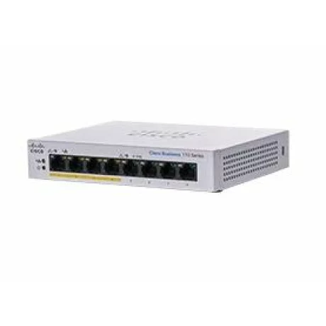 SWITCH. PoE CISCO, port Gigabit x 8, carcasa metalica, &quot;CBS110-8PP-D-EU&quot; (timbru verde 2 lei)