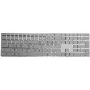 TASTATURA MICROSOFT, wireless, 108 taste format standard (104-108 taste), Bluetooth, gri, &quot;WS2-00021&quot; (timbru verde 0.8 lei)