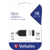 USB DRIVE 2.0 NANO 16GB STORE  N  STAY + OTG ADAPTER &quot;49821&quot; (timbru verde 0.03 lei)