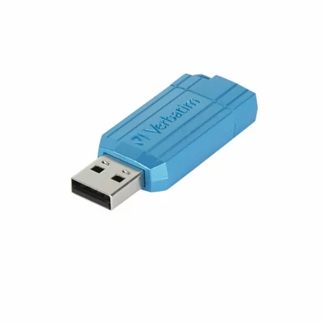 USB DRIVE 2.0 PINSTRIPE 128GB STORE N  GO CARIBBEAN BLUE &quot;49461&quot; (timbru verde 0.03 lei)