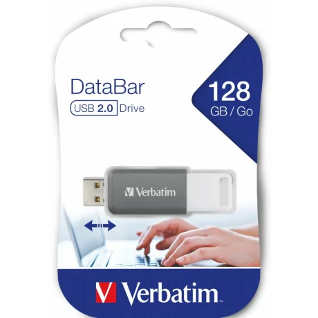 Memorie USB 2.0 Verbatim 128GB gri