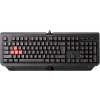 TASTATURA A4Tech Bloody gaming USB, 106 taste (dintre care 7 taste au si fct. multimedia si 4 taste din silicon), iluminata, black,&quot;B120&quot; (include TV 0.75 lei)