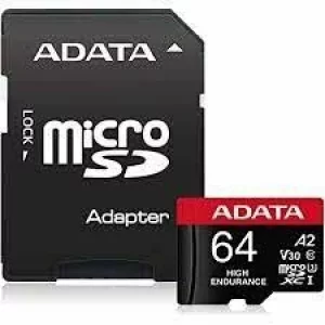 Card MicroSD ADATA 64GB UHS-I U3 V30S +Ad 100 70 MB s High Endurance