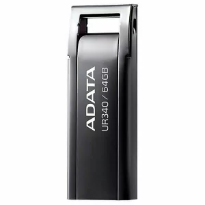 Memorie USB ADATA UR340 64GB BLACK METALIC AROY-UR340-64GBK
