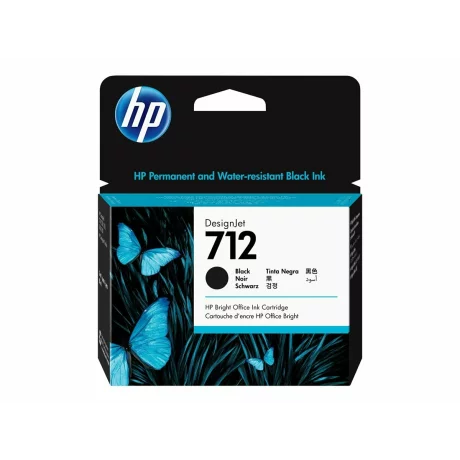 CARTUS BLACK NR.712 3ED71A 80ML ORIGINAL HP DESIGNJET T630