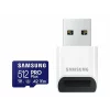 Card SD SAMSUNG PRO Plus 512GB Write speed with Class 10 4K UHD incl.