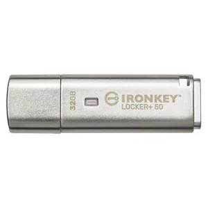 32GB IronKey Locker Plus 50 AES Encrypted, USBtoCloud, &quot;IKLP50/32GB&quot; (timbru verde 0.03 lei)