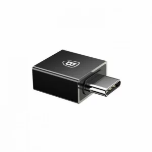 ADAPTOR Baseus Exquisite OTG, USB Type-C(T) to USB(M), negru &quot;CATJQ-B01&quot; (timbru verde 0.08 lei) - 6953156270336