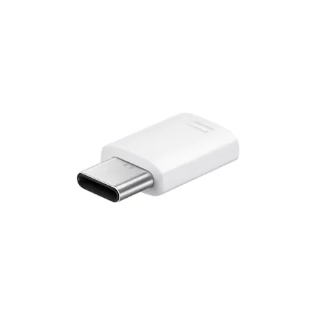 Adaptor USB smartphone Samsung, USB Type-C (T) la Micro-USB (M), alb, &quot;EE-GN930KWEGWW&quot; (timbru verde 0.08 lei)