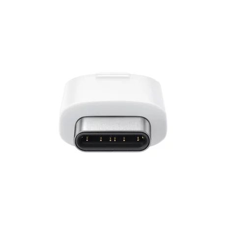 Adaptor USB smartphone Samsung, USB Type-C (T) la Micro-USB (M), alb, &quot;EE-GN930KWEGWW&quot; (timbru verde 0.08 lei)