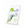 ALIMENTATOR retea 220V GEMBIRD, universal, 1 x USB, 2.1A, alb, &quot;EG-UC2A-02-W&quot; (timbru verde 0.18 lei)