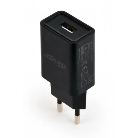 ALIMENTATOR retea 220V GEMBIRD, universal, 1 x USB, 2.1A, negru, &quot;EG-UC2A-03&quot; (timbru verde 0.18 lei)