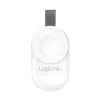 ALIMENTATOR wireless LOGILINK, compatibil seria iWatch 5/4/3/2/1, 1 port wireless x 2.5W, 1 x USB (5V/1A), white, &quot;PA0245&quot; (timbru verde 0.18 lei)