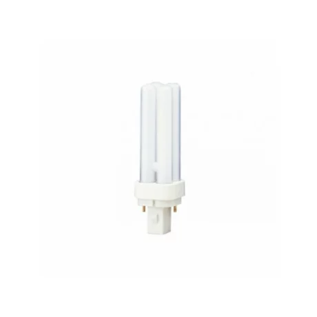 BEC fluorescent Panasonic, soclu G24D-1, putere 10W, forma liniar, lumina alb calda, alimentare 220 - 240 V, &quot;FDS10E27/2D&quot; (timbru verde 0.45 lei)