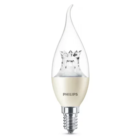 BEC LED Philips, soclu E14, putere 4W, forma lumanare, lumina alb calda, alimentare 220 - 240 V, &quot;000008718696453742&quot; (timbru verde 0.45 lei)