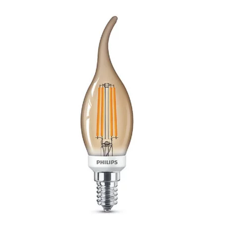 BEC LED Philips, soclu E14, putere 5W, forma flacara, lumina alb calda, alimentare 220 - 240 V, &quot;000008718696814130&quot; (timbru verde 0.45 lei)