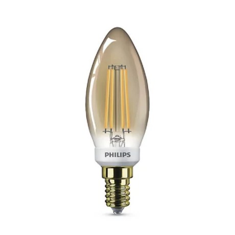 BEC LED Philips, soclu E14, putere 5W, forma lumanare, lumina alb calda, alimentare 220 - 240 V, &quot;000008718696750742&quot; (timbru verde 0.45 lei)