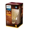 BEC LED Philips, soclu E27, putere 6.5W, forma clasic, lumina alb calda, alimentare 220 - 240 V, &quot;000008718696803493&quot; (timbru verde 0.45 lei)