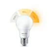BEC LED Philips, soclu E27, putere 8W, forma clasic, lumina alb calda, alimentare 220 - 240 V, &quot;000008718696588840&quot; (timbru verde 0.45 lei)