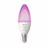 BEC smart LED Philips, soclu E14, putere 5.3W, forma lumanare, lumina multicolora, alimentare 220 - 240 V, &quot;000008718699726317&quot; (timbru verde 0.45 lei)