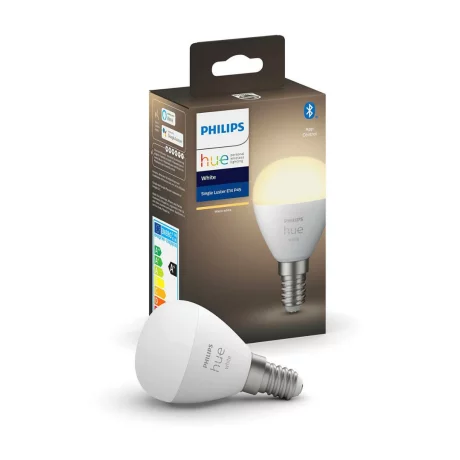 BEC smart LED Philips, soclu E14, putere 5.7W, forma clasic, lumina alb calda, alimentare 220 - 240 V, &quot;000008719514266889&quot; (timbru verde 0.45 lei)