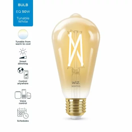 BEC smart LED Philips, soclu E27, putere 6.7 W, forma lumanare, lumina toate nuantele de alb, alimentare 220 - 240 V, &quot;000008718699787233&quot; (timbru verde 0.45 lei)