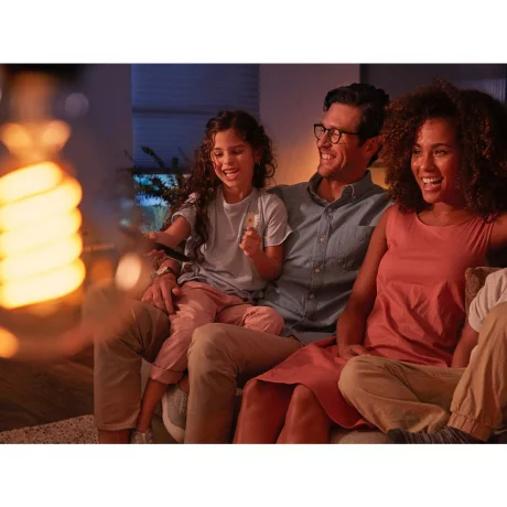 BEC smart LED Philips, soclu E27, putere 7W, forma sferic, lumina alb calda, alimentare 220 - 240 V, &quot;000008719514279131&quot; (timbru verde 0.45 lei)