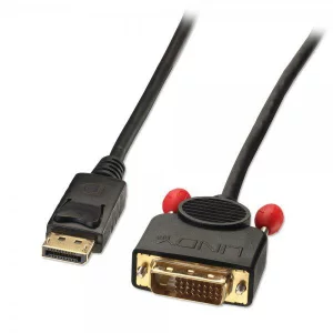 Cablu Adaptor Lindy DisplayPort-DVI, &quot;LY-41491&quot; (timbru verde 0.8 lei)