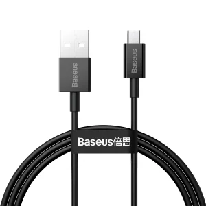 CABLU alimentare si date Baseus Superior, Fast Charging Data Cable pt. smartphone, USB la Micro-USB 2A, 1m, negru &quot;CAMYS-01&quot; (timbru verde 0.08 lei) - 6953156208476