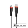 CABLU alimentare si date Lindy pt.smartphone  Lightning (T) la USB Type-C (T), 1 m, PVC, negru, &quot;LY-31286&quot; (timbru verde 0.08 lei)