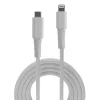 CABLU alimentare si date Lindy pt.smartphone  Lightning (T) la USB Type-C (T), 3 m, PVC, alb, &quot;LY-31318&quot; (timbru verde 0.08 lei)