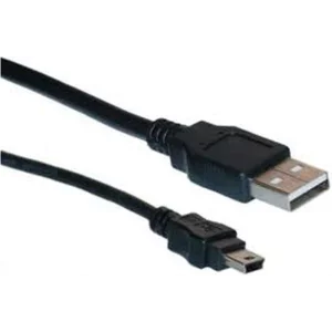 CABLU alimentare si date LOGILINK, pt. smartphone, USB 2.0 (T) la Mini-USB 2.0 (T), 1.8m, negru, &quot;CU0014&quot; (timbru verde 0.08 lei)
