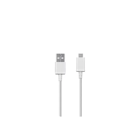 CABLU alimentare si date smartphone Samsung, USB 2.0 (T) la Micro-USB (T), cauciuc, lungime 1.5 m, alb, &quot;ECB-DU4EWEGSTD&quot; (timbru verde 0.08 lei)