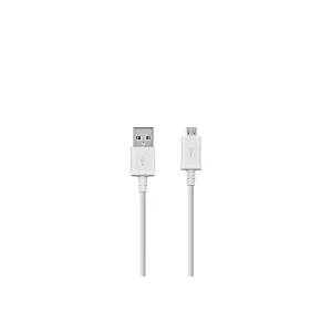 CABLU alimentare si date smartphone Samsung, USB 2.0 (T) la Micro-USB (T), cauciuc, lungime 1.5 m, alb, &quot;ECB-DU4EWEGSTD&quot; (timbru verde 0.08 lei)