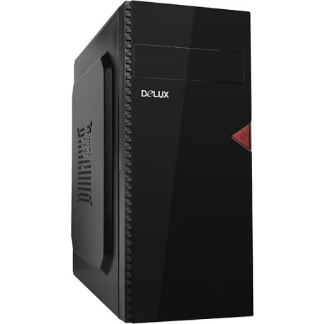 CARCASA DELUX Middle-Tower ATX, sursa 450 (230W for 450W Desktop PC), USB+Audio, (Black), &quot;DW603&quot;