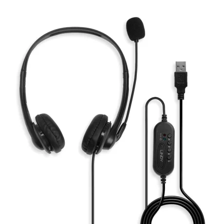 Casti Lindy USB Stereo Headset + mic, &quot;LY-42870&quot; (timbru verde 0.8 lei)